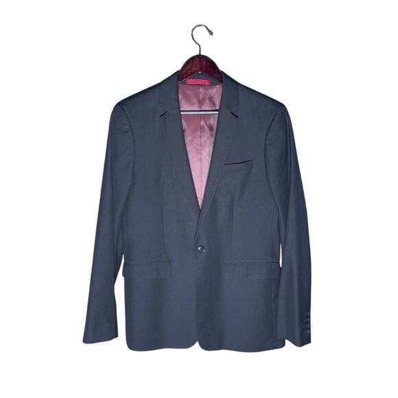 Topman Jacket Men’s 40R Black Single-Breasted Slim Fit Suits - Picture 1 of 4